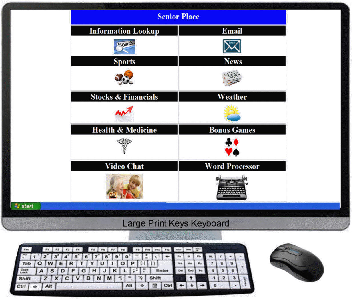Desktop computers for seniors